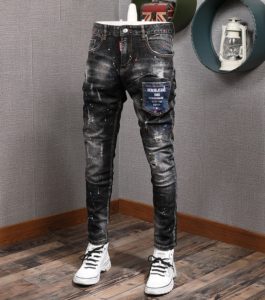 The Right Pant, Mens Vintage Painted Jeans