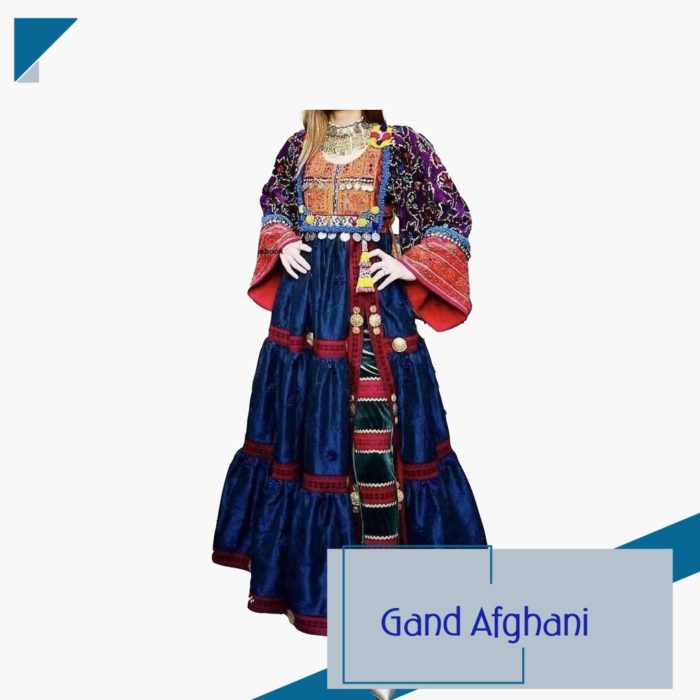Womens Velvet Gand Afghani