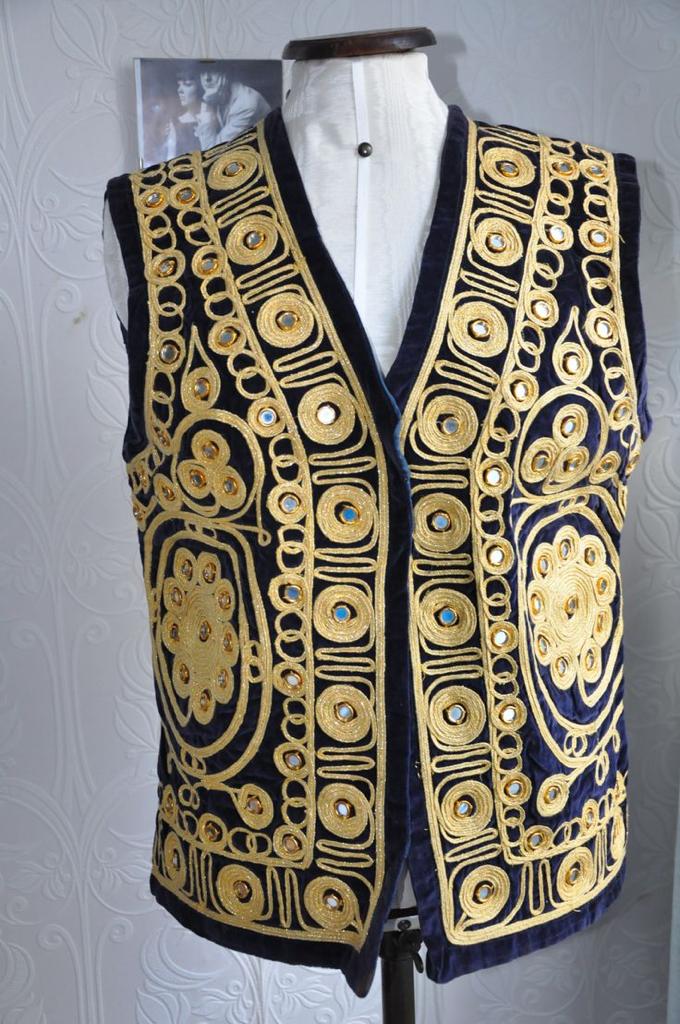 Afghan Style Embroidered Waistcoat
